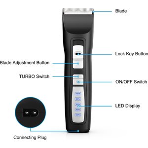 Casfuy Energy Saving Dog & Cat Hair Grooming Clippers