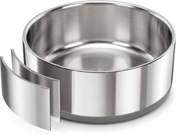 Casfuy Heavy Duty Triple-Wall Insulated Stainless Steel Dog & Cat Bowl, Large: 2-L / 8.5-Cups