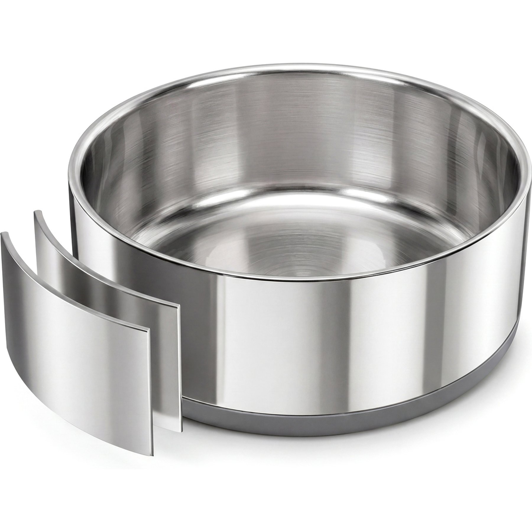 Casfuy Heavy Duty Triple-Wall Insulated Stainless Steel Dog & Cat Bowl, Medium: 1.5-L / 6.3-Cups