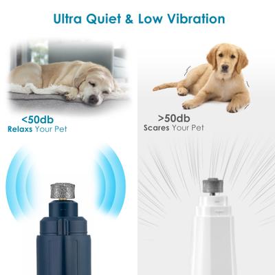 Show full view: Casfuy LED Light Electric Dog & Cat Nail Grinder, Blue slide 5 of 8