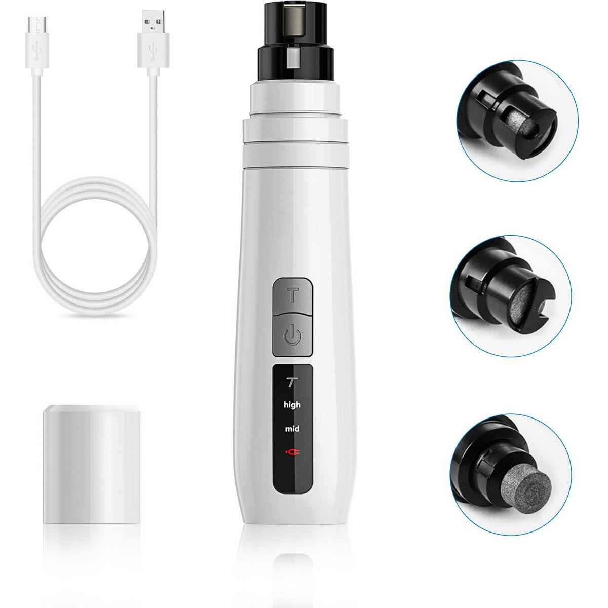Casfuy Paw Care Small Pet Nail Grinder