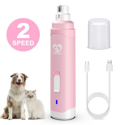 Show full view: Casfuy Professional 2-Speed Quiet Dog Nail Grinder, Pink slide 1 of 8