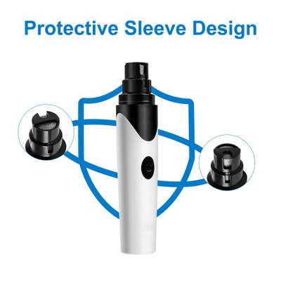 Show full view: Casfuy Rechargeable Small Dog & Cat Nail Grinder, White slide 2 of 8