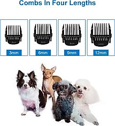 Casfuy Removable Blade Dog & Cat Hair Grooming Clippers, White slide 2 of 7