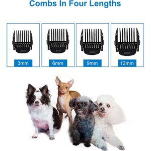 Casfuy Removable Blade Dog & Cat Hair Grooming Clippers, White