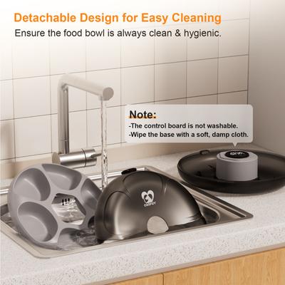 Casfuy Smart 6-Meal Automatic Dog & Cat Wet Food Feeder with 4 Ice Packs