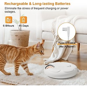 Casfuy Smart 6-Meal Automatic Dog & Cat Wet Food Feeder with 4 Ice Packs, White