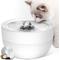 Show in main carousel: Casfuy W8 Stainless Steel Dog & Cat Water Fountain with LED Light, White, 102-fl oz slide 1 of 10