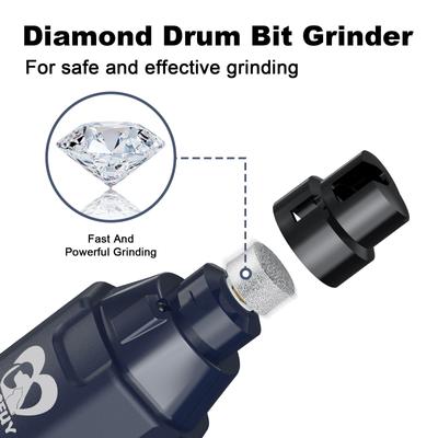 Show full view: Casfuy Upgraded Quiet 6 Speed Electric Dog & Cat Nail Grinder with 2 LED Lights, Blue slide 8 of 10