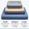 Show in main carousel: Casper Bolster Dog Bed, Blue, Large slide 5 of 10
