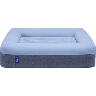 Casper Bolster Dog Bed, Blue, Medium slide 1 of 8