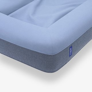 Casper Bolster Dog Bed, Blue, Medium slide 3 of 8