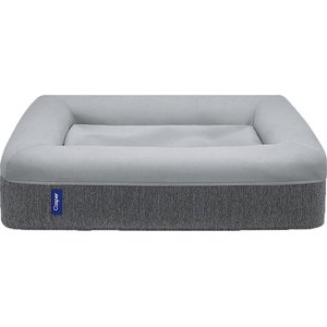 Casper Bolster Dog Bed, Gray, Medium