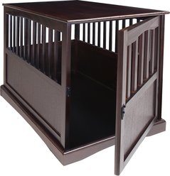 Casual Home End Table Dog Crate, Espresso, Med/L: 36.5-in L x 24-in W 29.25-in H slide 2 of 6