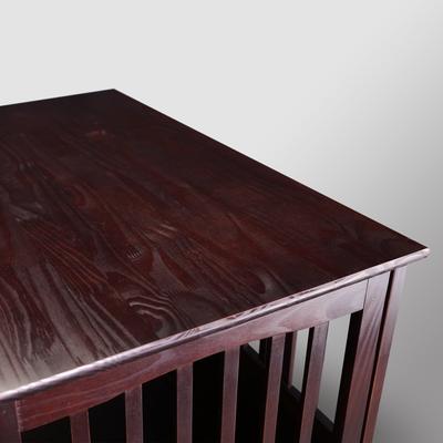 Show full view: Casual Home End Table Dog Crate, Espresso, Med/L: 36.5-in L x 24-in W 29.25-in H slide 5 of 9