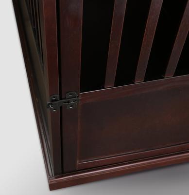 Show full view: Casual Home End Table Dog Crate, Espresso, Med/L: 36.5-in L x 24-in W 29.25-in H slide 6 of 9