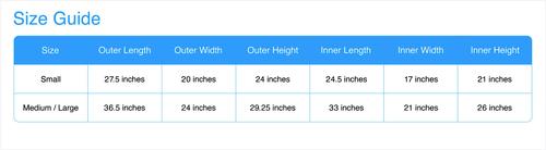 Show full view: Casual Home End Table Dog Crate, Medium/Large, Black slide 2 of 10