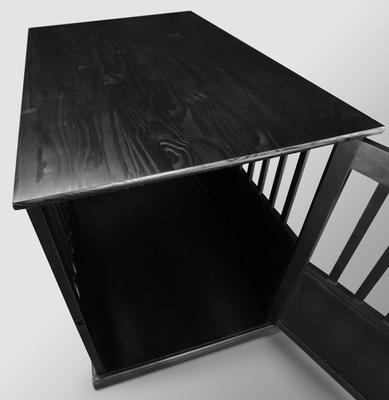 Show full view: Casual Home End Table Dog Crate, Medium/Large, Black slide 4 of 10