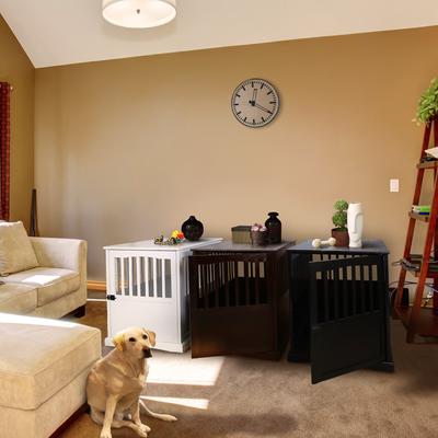 Show full view: Casual Home End Table Dog Crate, Medium/Large, White slide 7 of 10