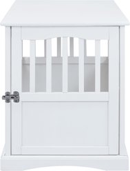 Casual Home End Table Dog Crate, Small, White slide 1 of 9