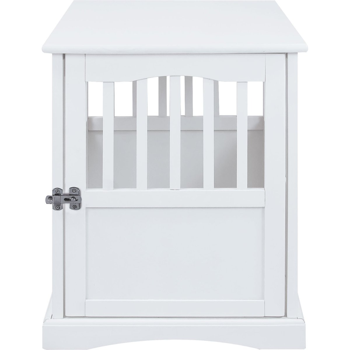 Casual Home End Table Dog Crate, Small, White