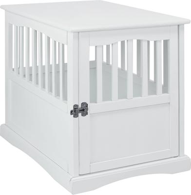 Show full view: Casual Home End Table Dog Crate, Small, White slide 4 of 11