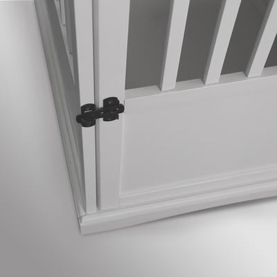 Show full view: Casual Home End Table Dog Crate, Small, White slide 5 of 11