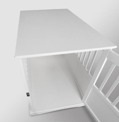 Show full view: Casual Home End Table Dog Crate, Small, White slide 9 of 11