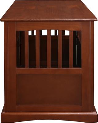 Show full view: Casual Home End Table Dog Crate, Walnut, S: 27.5-in L x 20-in W 24-in H slide 4 of 9