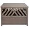 Show in main carousel: Casual Home Modern Lattice Single Door Furniture Style Dog Crate & End Table, Taupe Grey, 36 inch slide 3 of 10