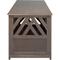 Show in main carousel: Casual Home Modern Lattice Single Door Furniture Style Dog Crate & End Table, Taupe Grey, 36 inch slide 4 of 10