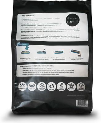 Show full view: Casual Home Natural Pine Pellet Unscented Non-Clumping Cat Litter, 20-lb bag slide 3 of 11