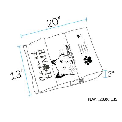 Show full view: Casual Home Natural Pine Pellet Unscented Non-Clumping Cat Litter, 20-lb bag slide 7 of 11