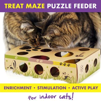 Show full view: Cat Amazing Interactive Treat Maze & Puzzle Cat Toy slide 5 of 11