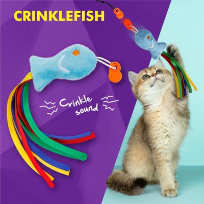Show full view: Cat Amazing Snatch Magnetic Teaser Wand Cat Toy Attachments, 5 count slide 5 of 9