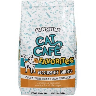 Cat Cafe Cat Cafe Gourmet Blend Dry Cat Food, 12-lb bag