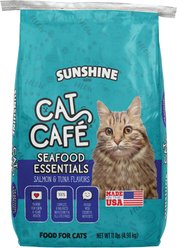 Cat Cafe Seafood Essentials Salmon & Tuna Dry Cat Food, 11-lb bag