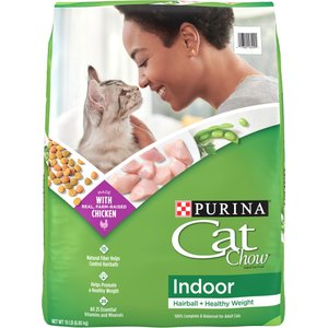 Cat Chow Indoor Hairball & Healthy Weight Dry Cat Food, 15-lb bag
