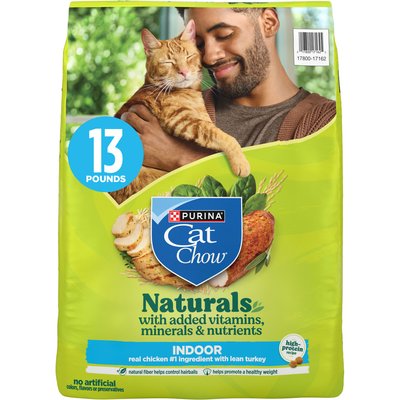 Cat Chow Cat Chow Naturals Indoor Real Chicken & Turkey Dry Cat Food, 13-lb bag