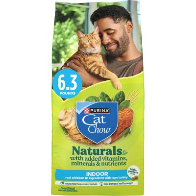 Cat Chow Cat Chow Naturals Indoor Chicken & Turkey Dry Cat Food, 6.3-lb bag