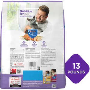Cat Chow Sensitive Stomach Gentle Dry Cat Food, 13-lb bag