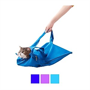 Cat-in-the-bag E-Z-Zip Cat Carrier Bag, Cobalt, Large