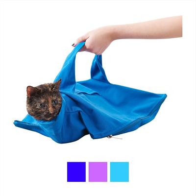Show full view: Cat-in-the-bag E-Z-Zip Cat Carrier Bag, Cobalt, Small slide 3 of 12