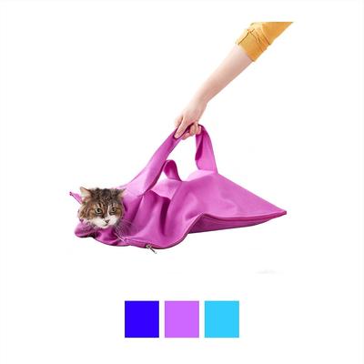 Show full view: Cat-in-the-bag E-Z-Zip Cat Carrier Bag, Lavender, Large slide 3 of 12