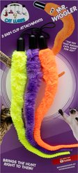 Cat Lures Mr Wiggler Attachment Teasers-Wands Cat Toy, 3 count, Multi