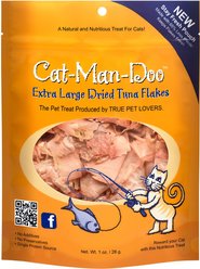 Cat-Man-Doo Extra Large Dried Tuna Flakes Cat & Dog Treats, 1-oz bag