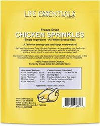 Cat-Man-Doo Life Essentials Freeze-Dried Chicken Sprinkles Dog & Cat Treats, 5-oz bag slide 2 of 5
