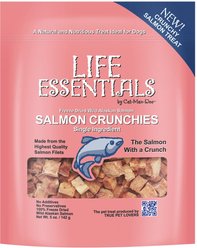 Cat-Man-Doo Life Essentials Wild Alaskan Salmon Crunchies Freeze-Dried Dog & Cat Treats, 5-oz bag