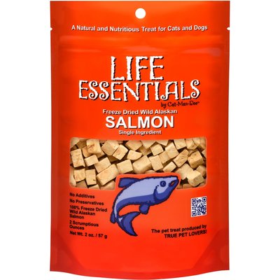 Cat-Man-Doo Cat-Man-Doo Wild Alaskan Salmon Freeze-Dried Cat & Dog Treats, 2oz bag