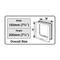 Show in main carousel: Cat Mate 4-Way Locking Cat Flap with Door Liner, White slide 4 of 8